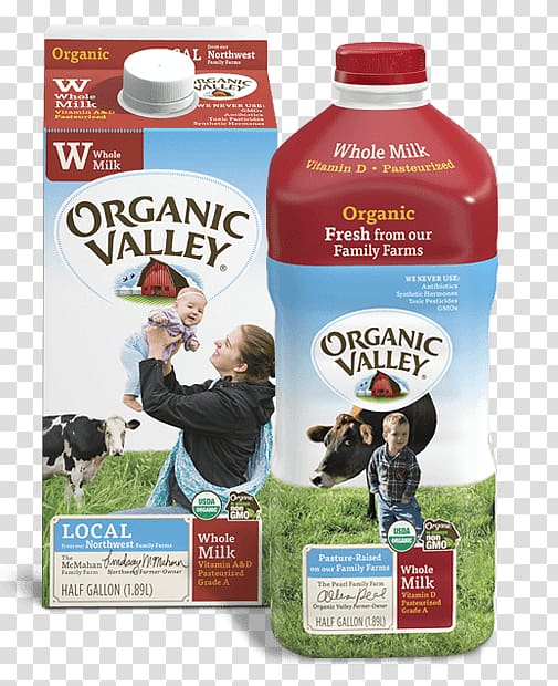 Organic milk Organic food Organic Valley, milk transparent background PNG clipart