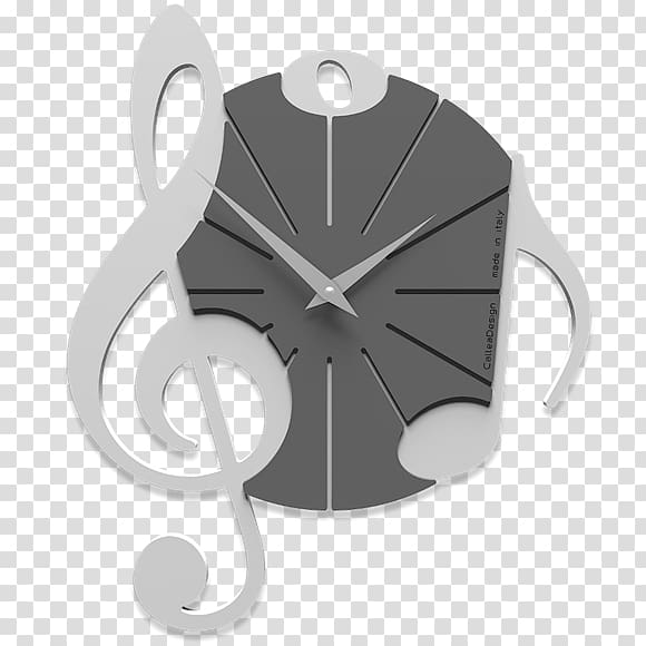 Musical note White Clock Subject, legno bianco transparent background PNG clipart