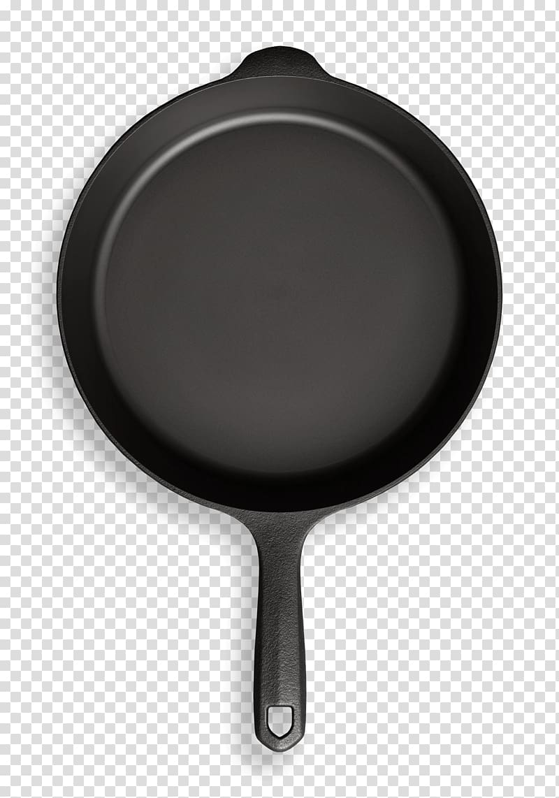 Frying pan Cast-iron cookware Cast iron Non-stick surface, frying pan transparent background PNG clipart
