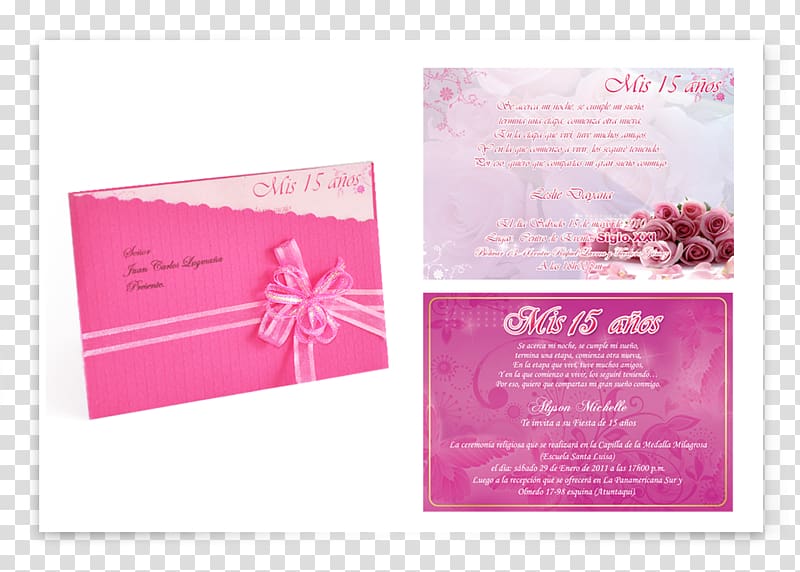 Wedding invitation Convite Graphic design Quinceañera, invitations invitations transparent background PNG clipart