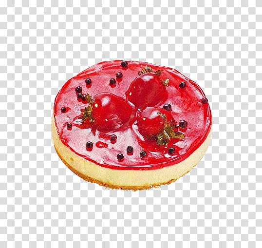 Ice cream Strawberry Cheesecake Gelatin dessert, Strawberry Jam Cake transparent background PNG clipart