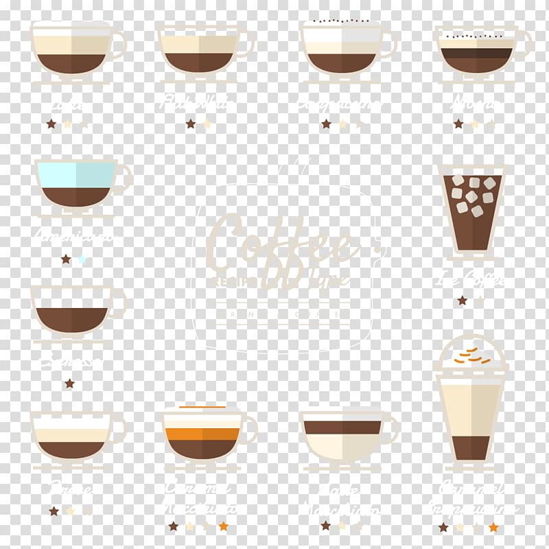 Irish coffee Cappuccino Tea Latte, coffee menu transparent background PNG clipart