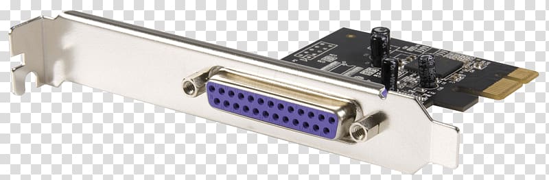 PCI Express Parallel port Expansion card IEEE 1284 Conventional PCI, Computer transparent background PNG clipart