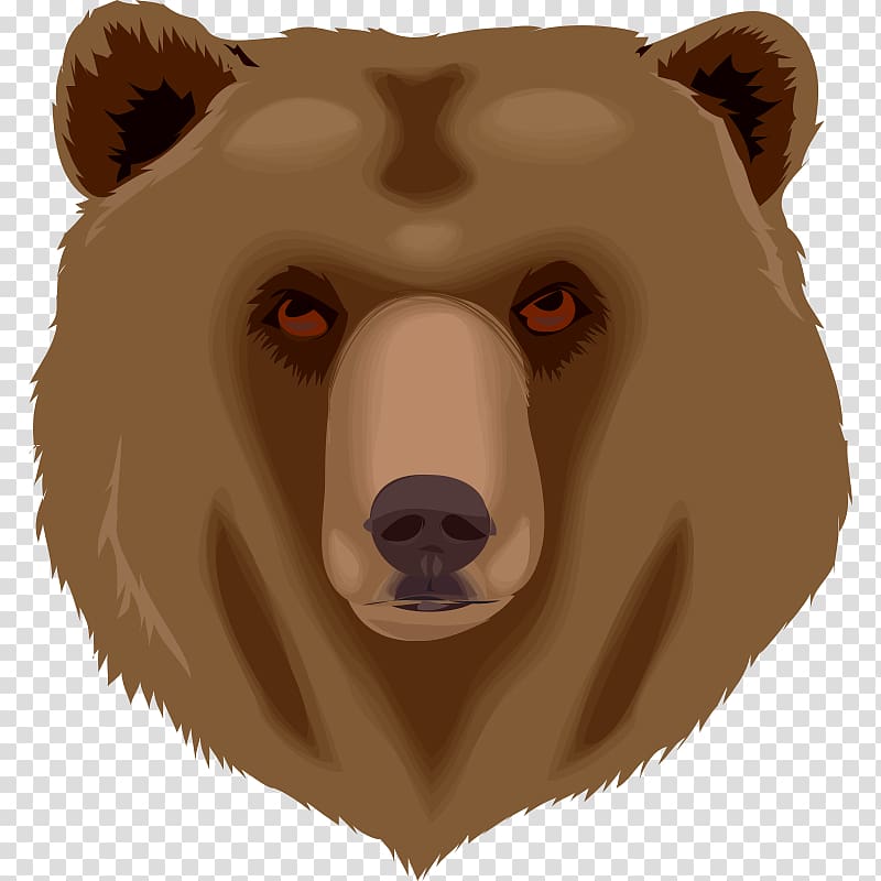 Grizzly bear American black bear Alaska Peninsula brown bear , bear transparent background PNG clipart