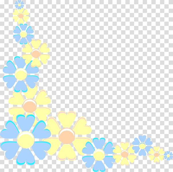Borders and Frames Flower Pastel Desktop , pastel flowers transparent background PNG clipart