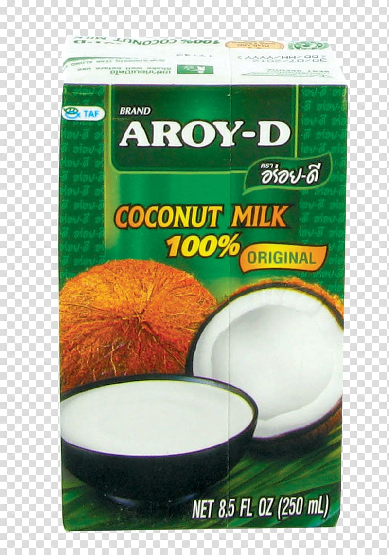 Coconut milk Thai cuisine Cream Milk substitute, milk transparent background PNG clipart