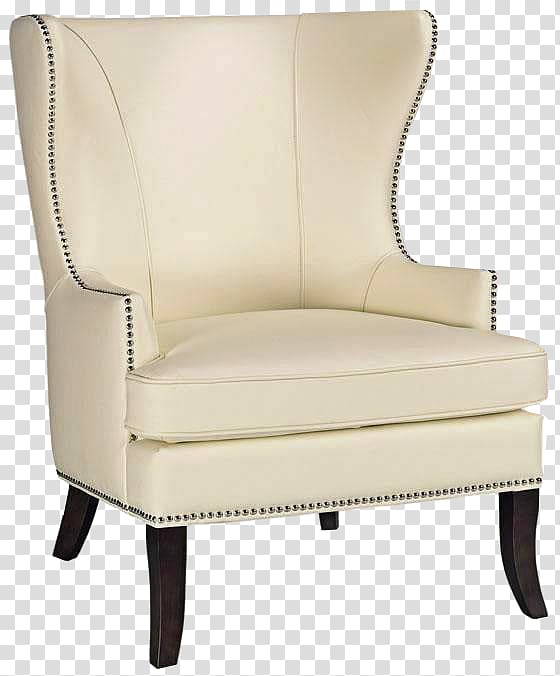 Club chair Wing chair Modern Chairs Slipcover, chair transparent background PNG clipart