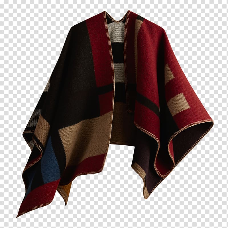 Scarf Poncho Cape Burberry Cashmere wool, burberry transparent background PNG clipart