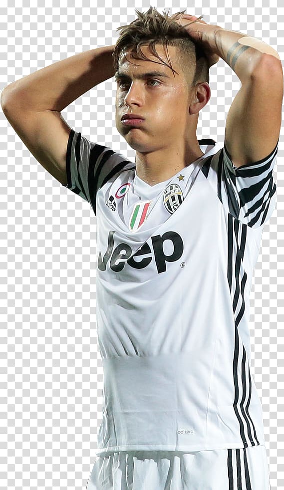 Paulo Dybala T-shirt Juventus F.C. Shoulder Sleeve, T-shirt transparent background PNG clipart