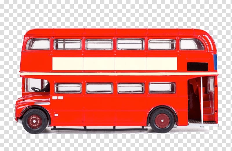 Big Ben Double-decker bus AEC Routemaster London Buses, Red Bus Model transparent background PNG clipart