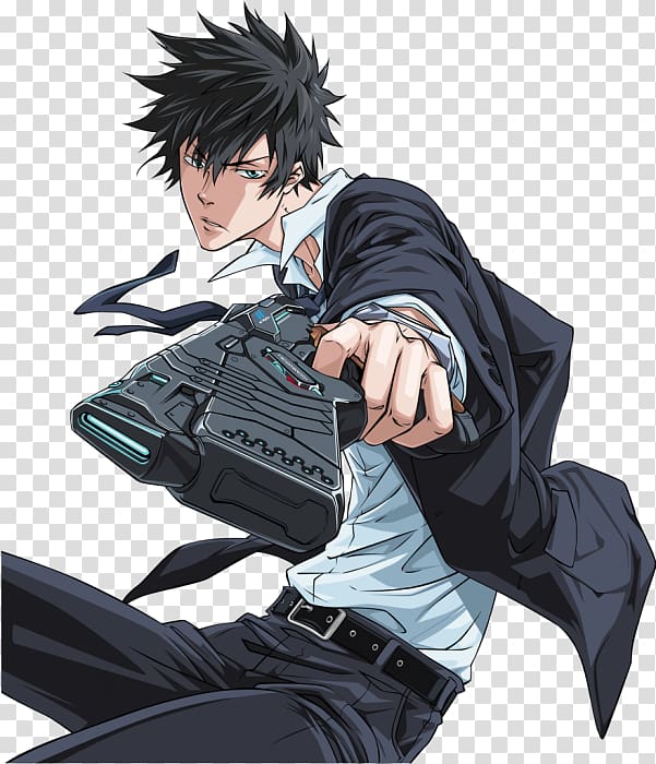 Shinya Kogami Akane Tsunemori Shougo Makishima Nobuchika Ginoza Anime, Anime transparent background PNG clipart