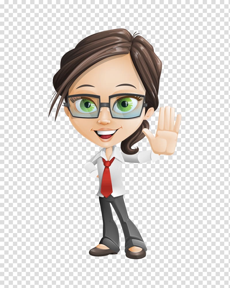 Cartoon Drawing Animation, accountant transparent background PNG clipart