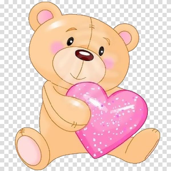 Teddy bear Heart , bear transparent background PNG clipart