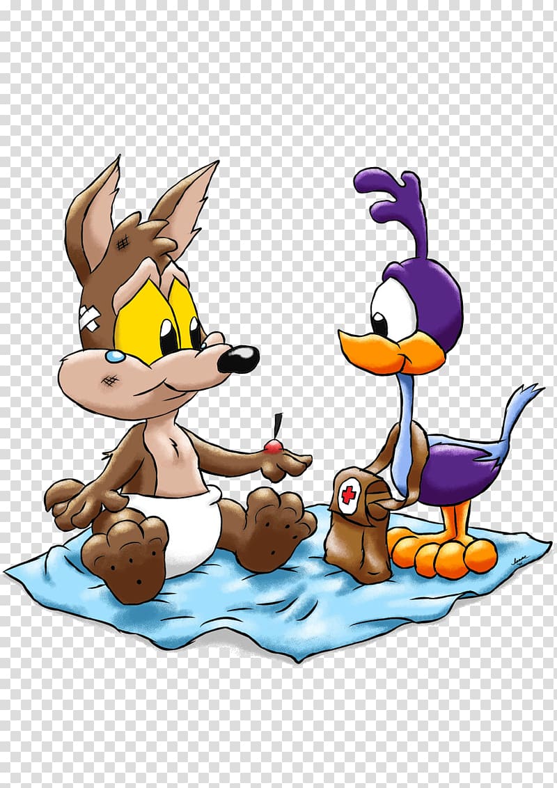 Wile E. Coyote and the Road Runner Tasmanian Devil Wile E. Coyote and the Road Runner Looney Tunes, Johnny Patrick transparent background PNG clipart