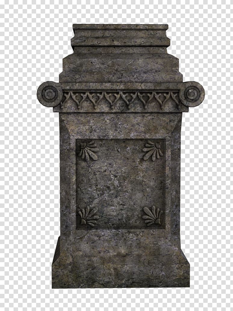 Pedestal Column Table, concrete transparent background PNG clipart