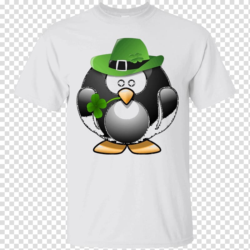 T-shirt Penguin Bluza Sleeve Font, st patricks day logotype transparent background PNG clipart