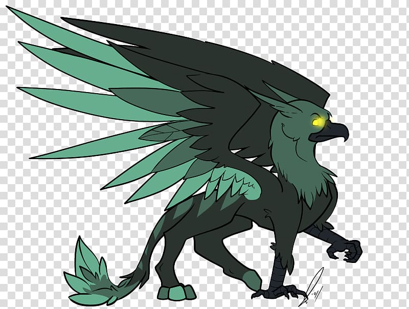 Griffin Dragon Legendary creature Phoenix Art, griffin creature transparent background PNG clipart