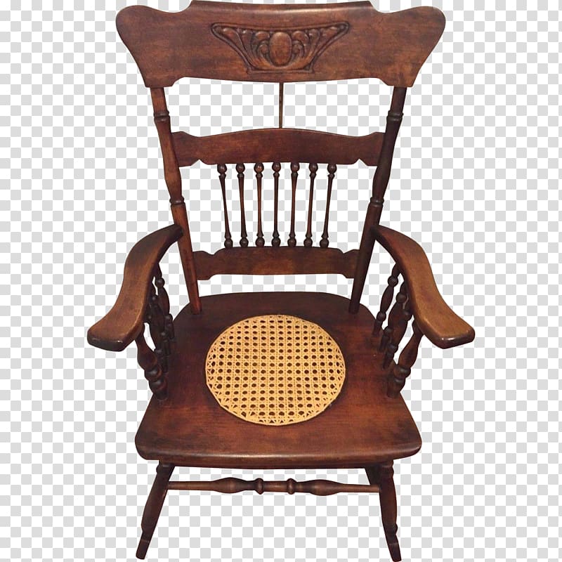 Rocking Chairs Deckchair Upholstery Antique furniture, chair transparent background PNG clipart