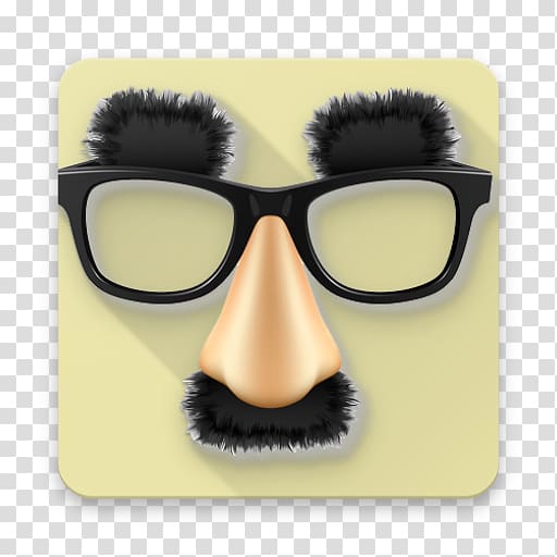 Groucho glasses Moustache Eyebrow Nose, glasses transparent background PNG clipart