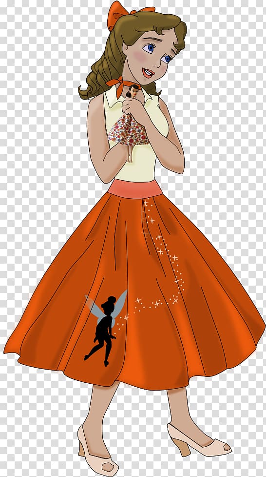 Wendy Darling Peter Pan Minnie Mouse Tinker Bell Lost Boys, barbie doll transparent background PNG clipart
