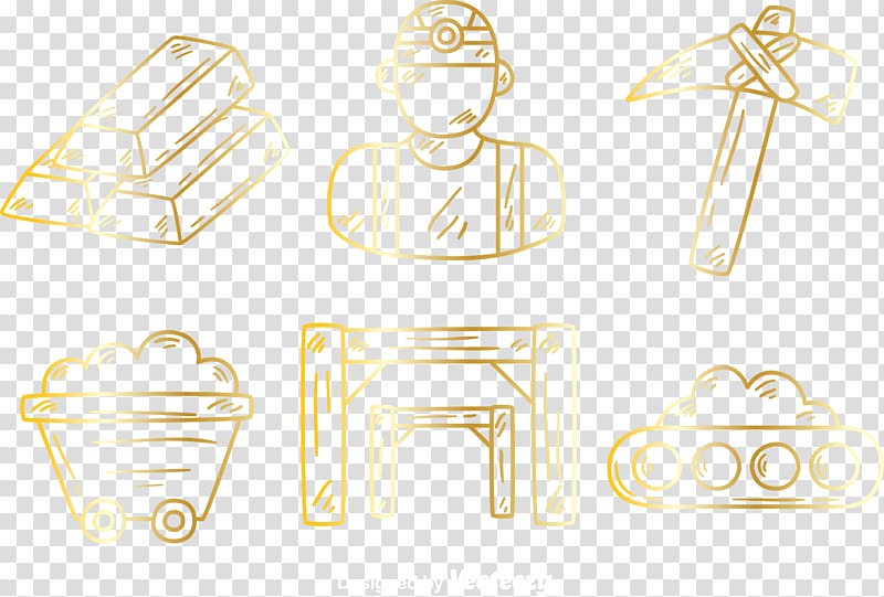 Tool, Gold mining tools transparent background PNG clipart