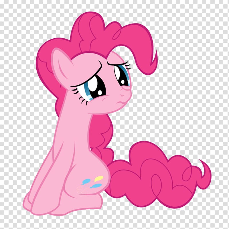 Pinkie Pie Rainbow Dash Pony Sadness, Sad Pie transparent background PNG clipart