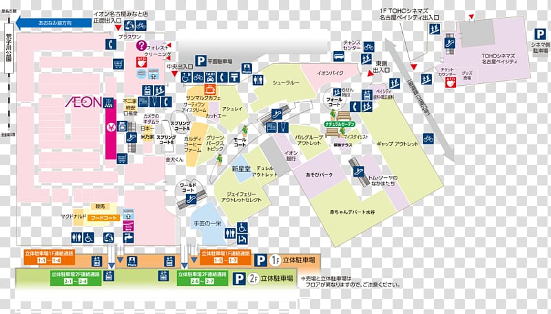 Aeon Mall Nagoya Minato Aeon Mall Nagoya Chaya Map AEON Mall Co., Ltd. Plan, map transparent background PNG clipart