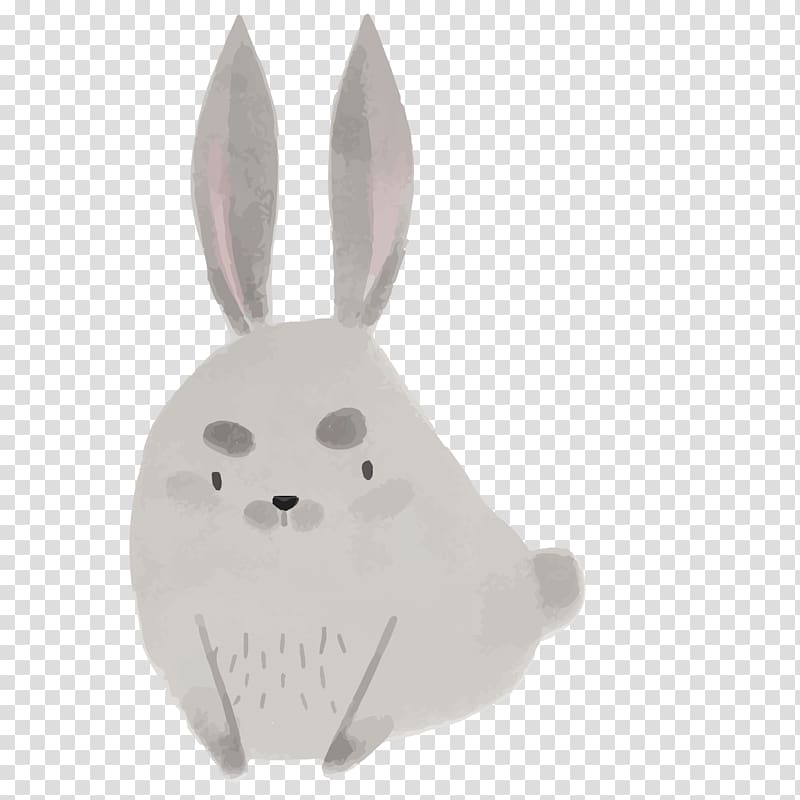 Domestic rabbit Drawing Fox, Bunny transparent background PNG clipart