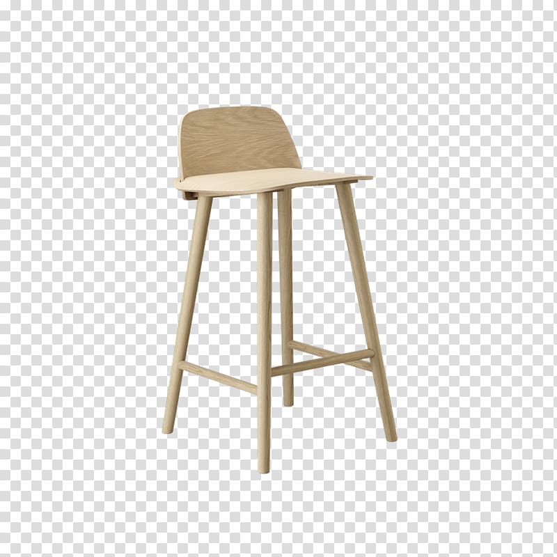 Bar stool Muuto Chair Seat, wooden small stool transparent background PNG clipart