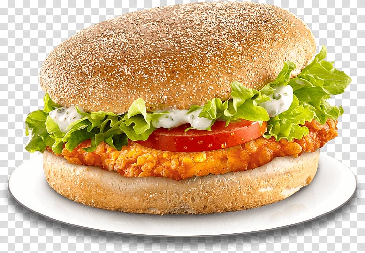 Cheeseburger Salmon burger Buffalo burger Fast food Hamburger, crispy chicken burger transparent background PNG clipart