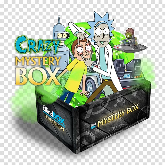 Rick Sanchez Funko Blindbox.cz Mystery Horror fiction, MYSTERY BOX transparent background PNG clipart