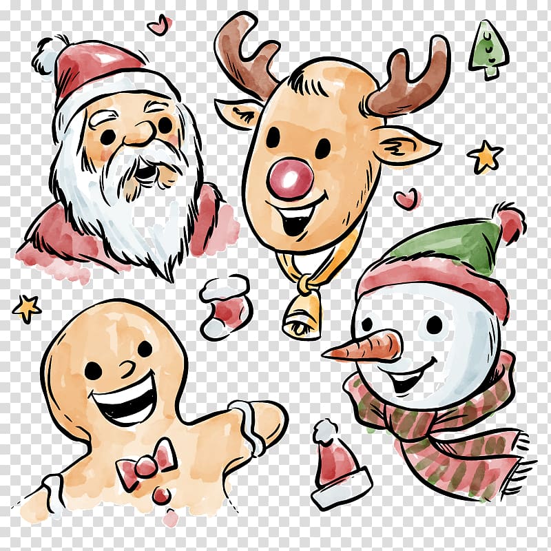 Reindeer Santa Claus F*ck the Law Christmas , Santa Claus transparent background PNG clipart