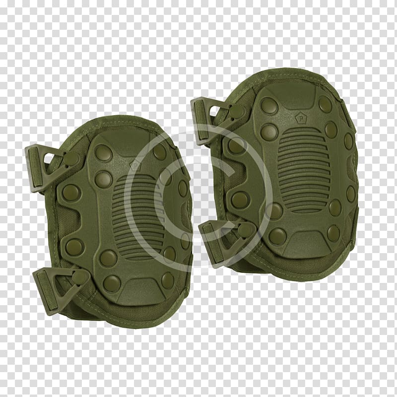 Knee pad Patella Elbow pad Green, military Tag transparent background PNG clipart