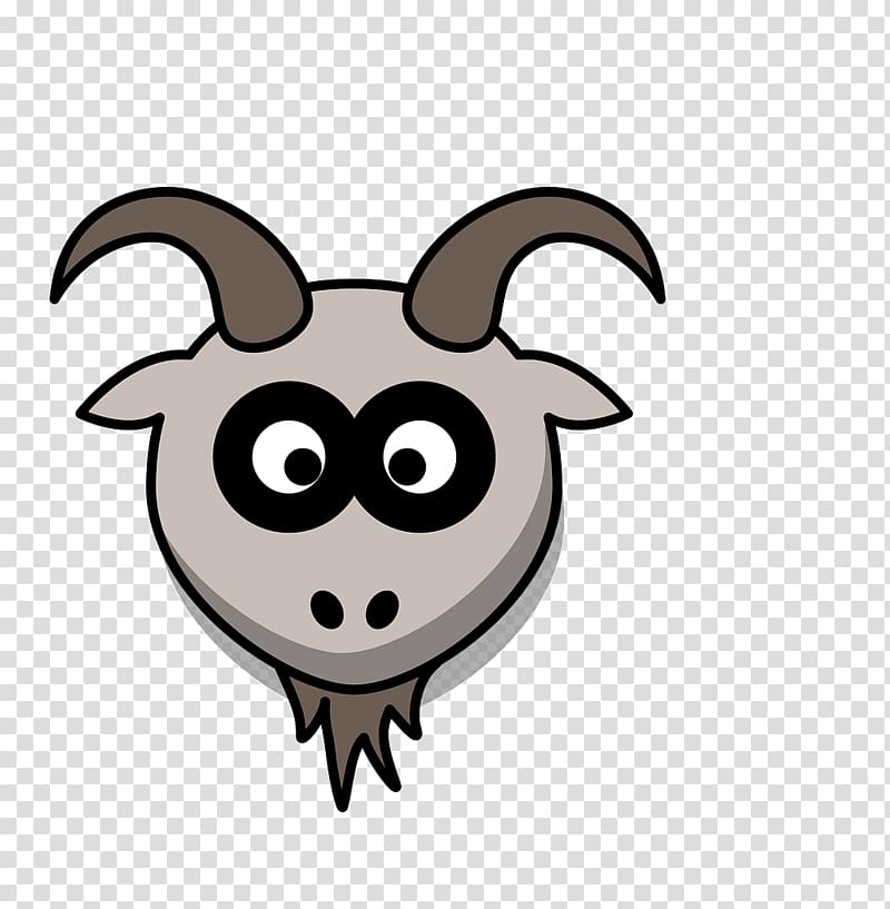 Goat Cartoon Zazzle , Black line animal goat transparent background PNG clipart