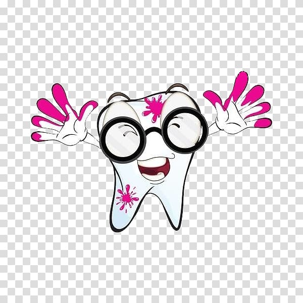 illustration Illustration, Happy teeth transparent background PNG clipart