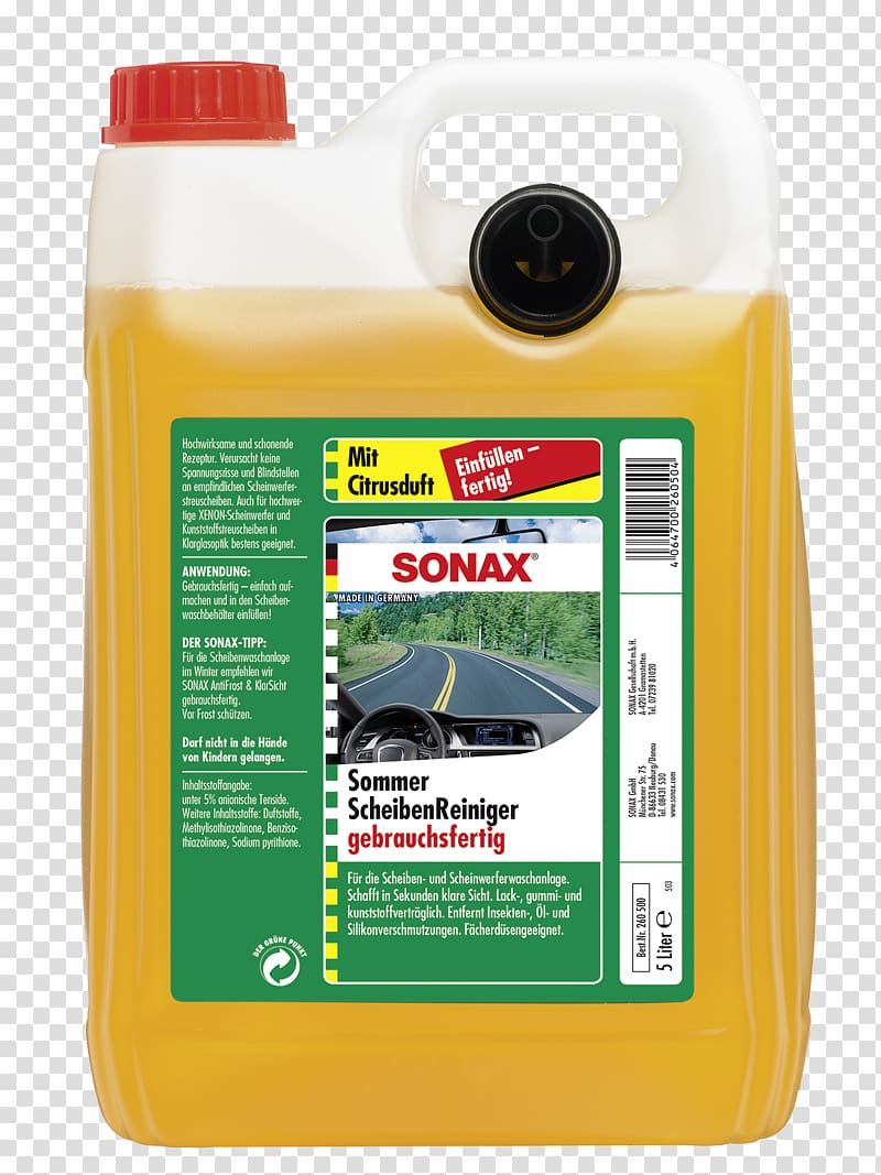 Car Sonax Liquid Liter Glass, car transparent background PNG clipart