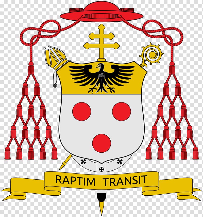 Coat of arms Cardinal Santa Lucia del Gonfalone Catholicism Roman Catholic Diocese of Tonga, transparent background PNG clipart