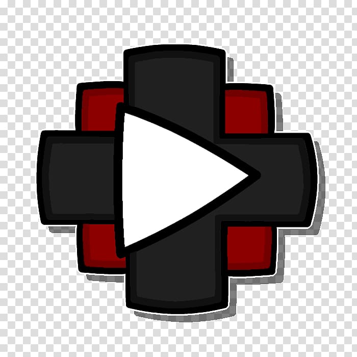 Geometry Dash YouTube Play Button Game, game point like button transparent background PNG clipart