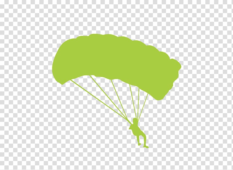 Parachute Silhouette Illustration, Exquisite aesthetic movement parachute silhouette figures transparent background PNG clipart