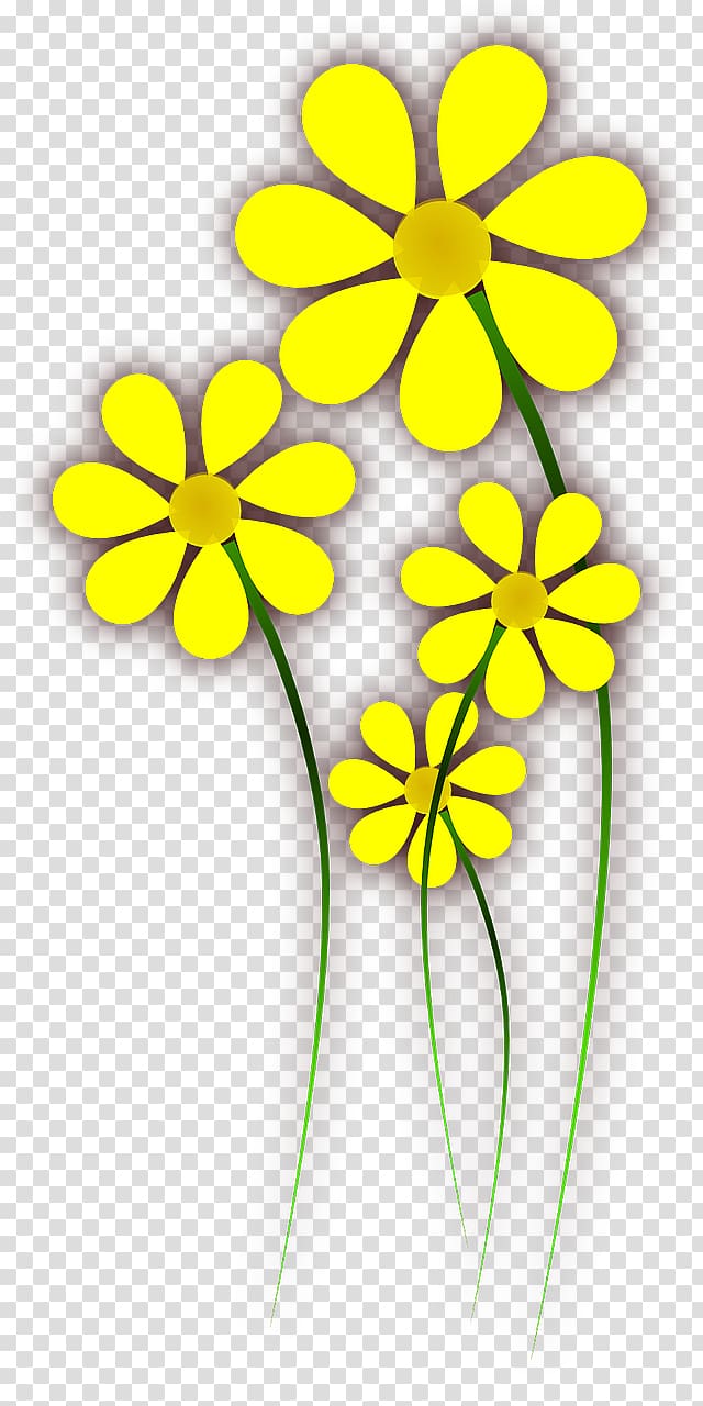 Flower Yellow , wild flowers transparent background PNG clipart