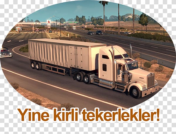 American Truck Simulator Euro Truck Simulator 2 Heavy Truck Simulator Semi-trailer truck, truck transparent background PNG clipart
