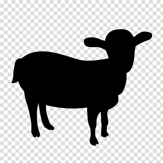 Boer goat Feral goat Cattle Mountain goat, Silhouette transparent background PNG clipart