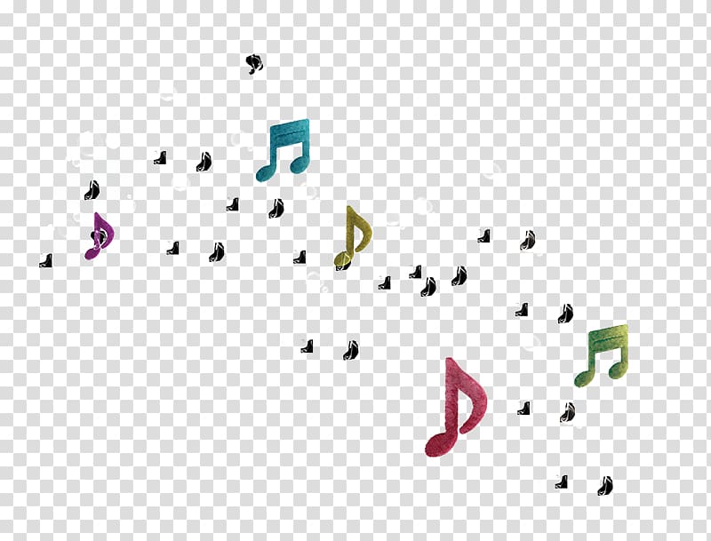 Musical note Graphic design, Real estate notes color poster elements transparent background PNG clipart