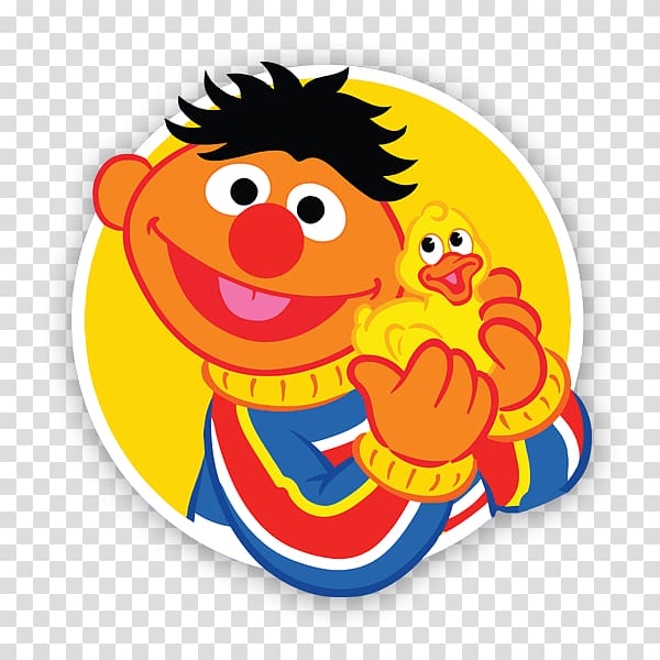 Sesame Street Ernie illustration, Grover Ernie Elmo Bert Sesame Street: 5 Patitos de Hule, sesame street transparent background PNG clipart
