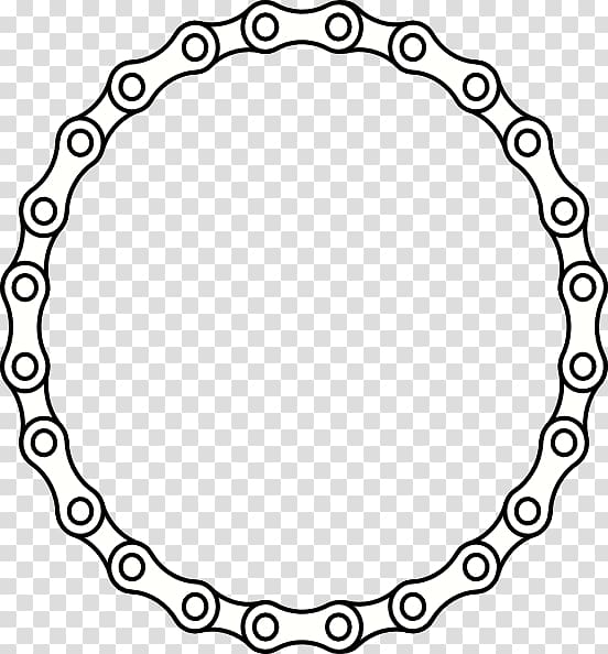 Bicycle chain , Circle Chain transparent background PNG clipart