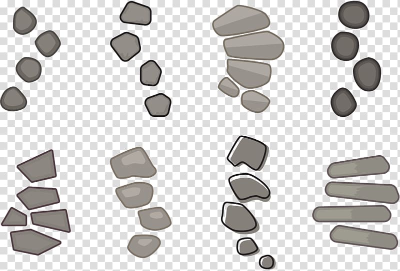 , Creative diagram stone road transparent background PNG clipart