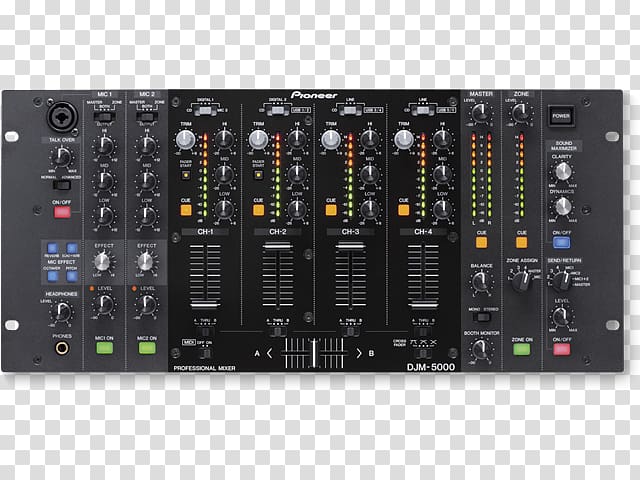 DJM Audio Mixers DJ mixer Disc jockey Pioneer DJ, 19-inch Rack transparent background PNG clipart