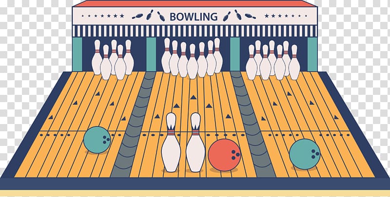 Ten-pin bowling Cartoon, Cartoon bowling transparent background PNG clipart