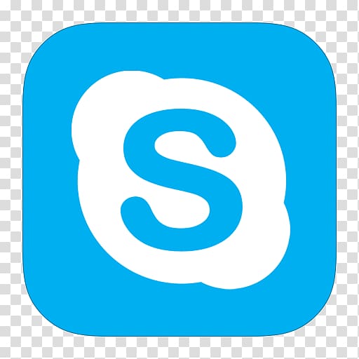 Skype logo, blue area text symbol, MetroUI Apps Skype transparent background PNG clipart