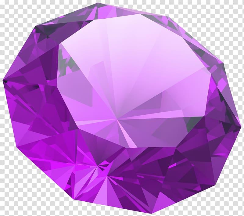 Sapphire Gemstone Diamond , purple transparent background PNG clipart